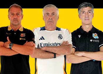 فليك وأنشيلوتي يتنافسان على جائزة مدرب الشهر في الدوري الإسباني