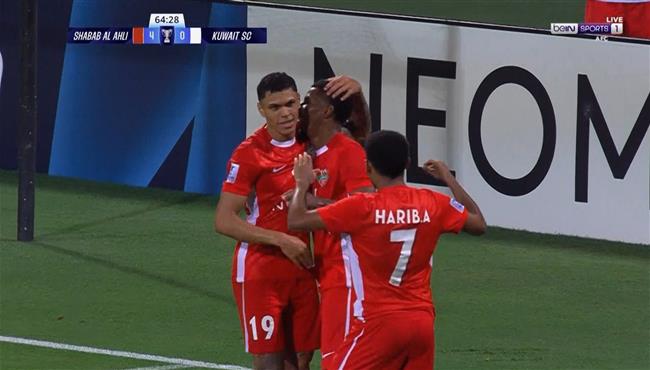 اهداف مباراة شباب الاهلي والكويت الكويتي 4 1 دوري ابطال اسيا