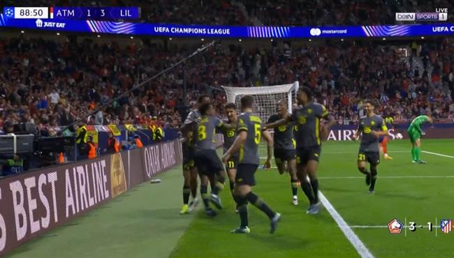 اهداف مباراة اتلتيكو مدريد وليل 1 3 دوري ابطال اوروبا