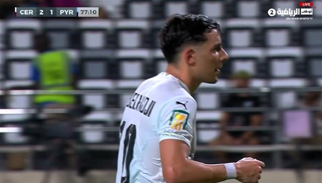 هدف احمد بلحاج في مرمي بيراميدز بكأس السوبر المصري