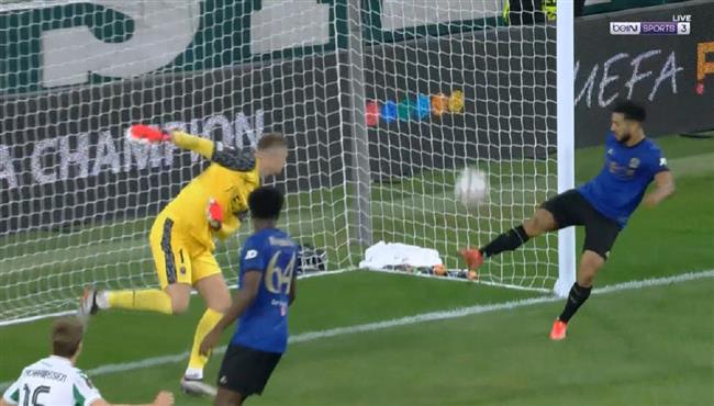 محمد عبد المنعم ينقذ مرماه من هدف محقق لفيرينسفاروش في الدوري الاوروبي