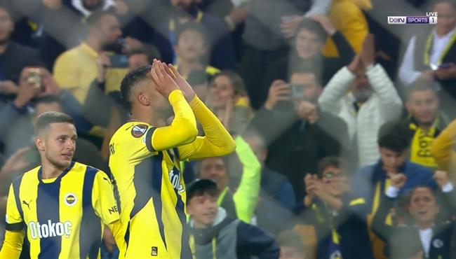 هدف يوسف النصيري في مرمي مانشستر يونايتد بالدوري الاوروبي