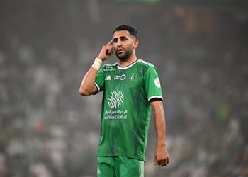 فيديو تصويبة صاروخية رياض محرز يسجل هدف تعادل الأهلي أمام الأخدود