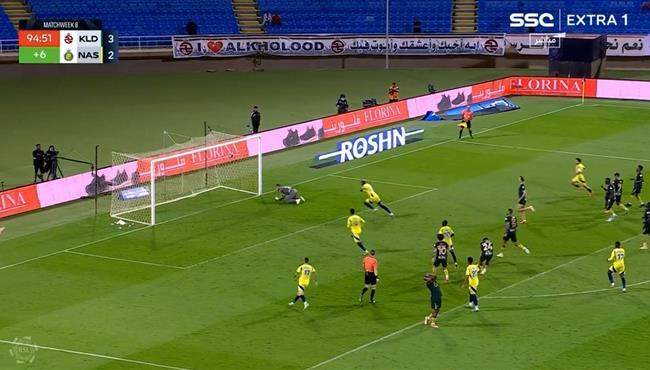 اهداف مباراة النصر والخلود 3 3 الدوري السعودي