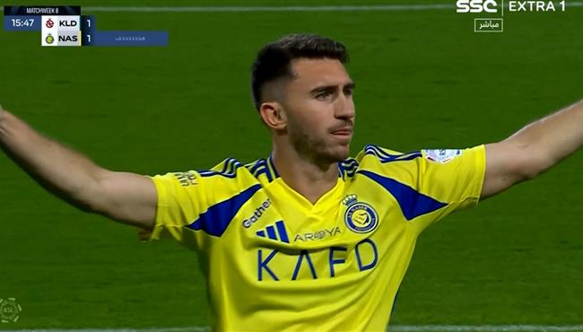 هدف لابورت في مرمي الخلود بالدوري السعودي