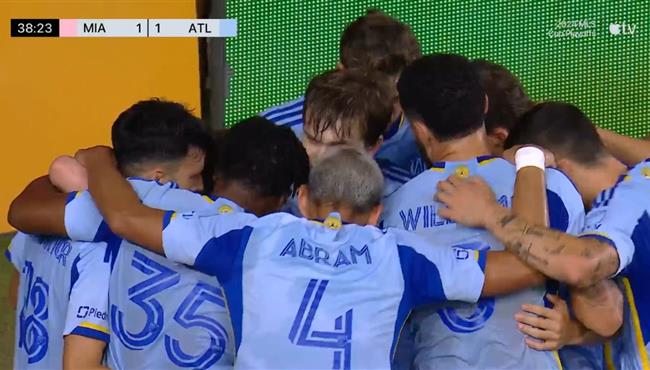 هدف تعادل اتالانتا يونايتد مع انتر ميامي 1 1 الدوري الامريكي