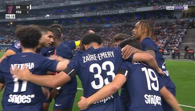 اهداف مباراة باريس سان جيرمان ومارسيليا 3 0 الدوري الفرنسي