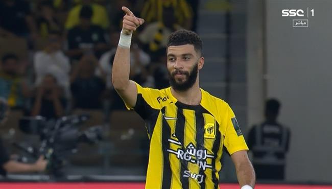 هدف الاتحاد الثاني في مرمي الجندل بعد اسيست رائع من عبدالاله هوساوي