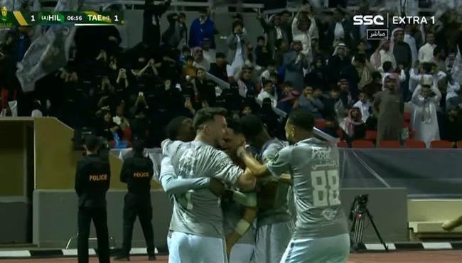 هدف تعادل الطائي مع الهلال 1 1 كاس خادم الحرمين
