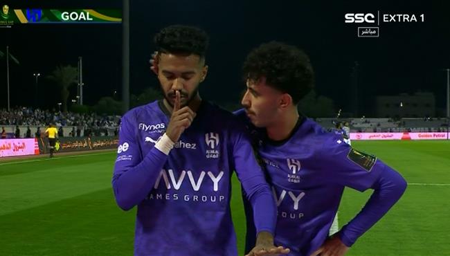 هدف الهلال الثاني في مرمي الطائي بكاس خادم الحرمين