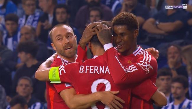 اهداف مباراة مانشستر يونايتد وبورتو 3 3 الدوري الاوروبي