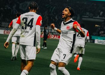 الأعلى تقييم عمر مرموش بعد هدفه في مباراة فرانكفورت ومونشنجلادباخ بـ كأس ألمانيا