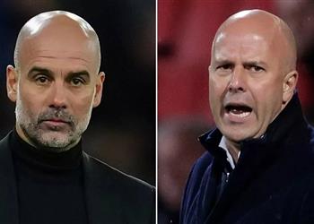 سلوت ينافس جوارديولا المرشحون لجائزة أفضل مدرب في الدوري الإنجليزي عن شهر أكتوبر