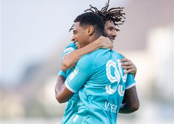 فيديو محمد النني يسجل هدف الجزيرة السادس أمام دبا الحصن في الدوري الإماراتي