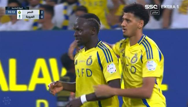 هدف ساديو ماني الثاني في مرمي العروبة بالدوري السعودي