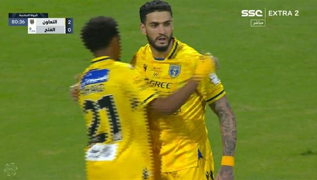 اهداف مباراة التعاون والفتح 2 0 الدوري السعودي