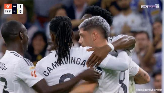 اهداف مباراة ريال مدريد وفياريال 2 0 الدوري الاسباني