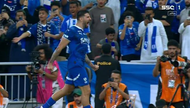 هدف ميتروفيتش الثاني في مرمي الاهلي بالدوري السعودي