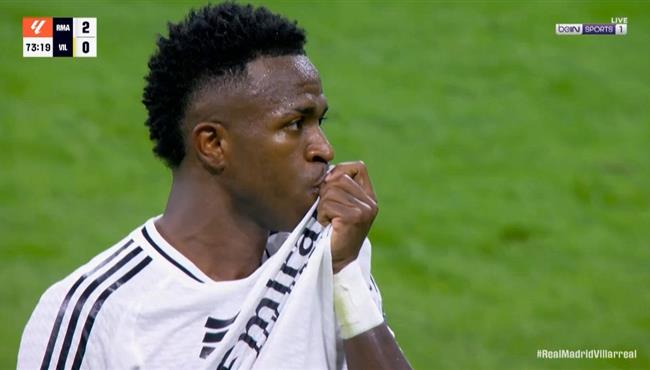 هدف فينيسيوس جونيور الرائع في مرمي فياريال بالدوري الاسباني