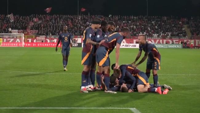 اهداف مباراة روما ومونزا 1 1 الدوري الايطالي