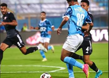 فيديو في أول ظهور بتروجيت يتعادل مع بيراميدز إيجابي ا بـ الدوري المصري