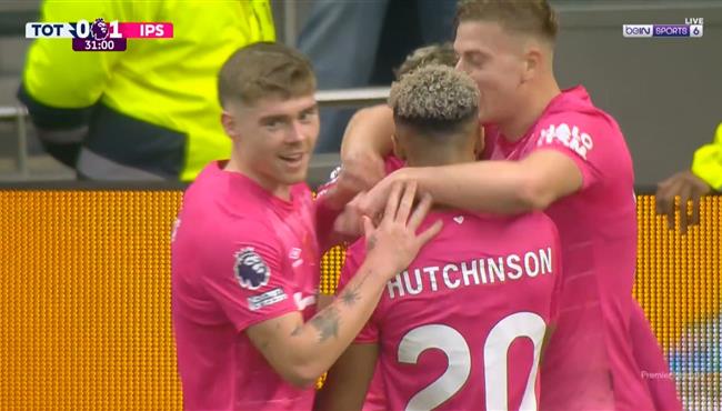 اهداف مباراة ابسويتش تاون وتوتنهام 2 1 الدوري الانجليزي