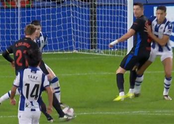 برشلونة يتقدم بطلب لرابطة الليجا بشأن هدف ليفاندوفسكي الملغي أمام سوسيداد