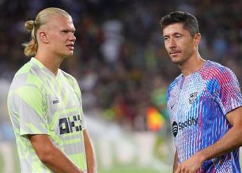 ديكو يرد على اهتمام برشلونة بضم هالاند لخلافة ليفاندوفسكي