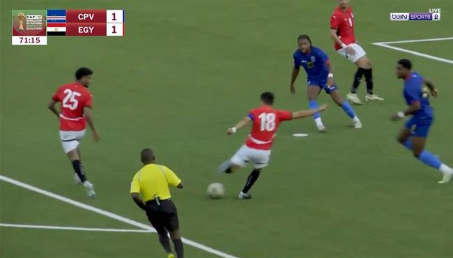 مصطفي فتحي كاد ان يسجل هدف رائع امام الراس الاخضر