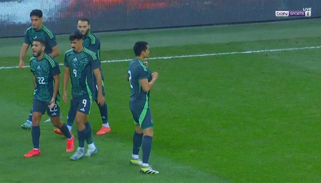 هدف تعادل الجزائر مع ليبيريا 1 1 تصفيات كاس امم افريقيا