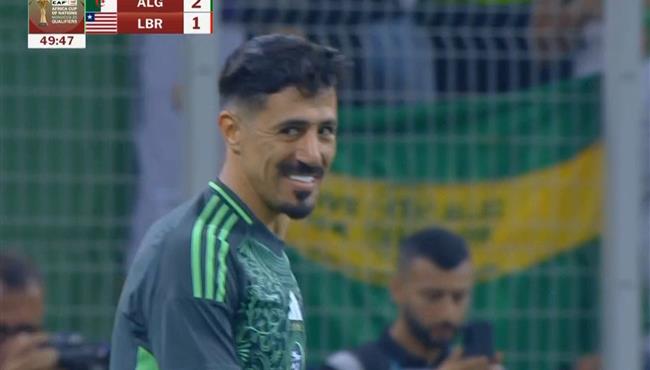 بغداد بونجاح كاد ان يسجل هدف رائع في مرمي ليبيريا بتصفيات كأس أمم أفريقيا