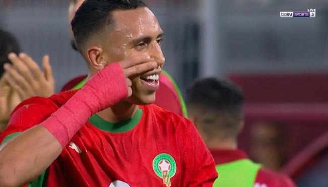 هدف سفيان رحيمي الاول في مرمي ليسوتو بتصفيات كأس امم افريقيا