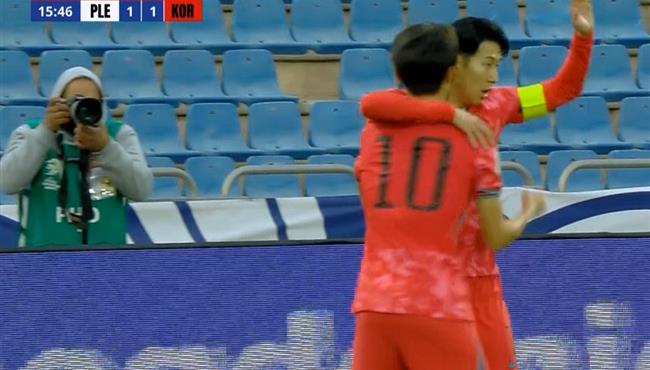 هدف سون في مرمي فلسطين 1 1 تصفيات كأس العالم