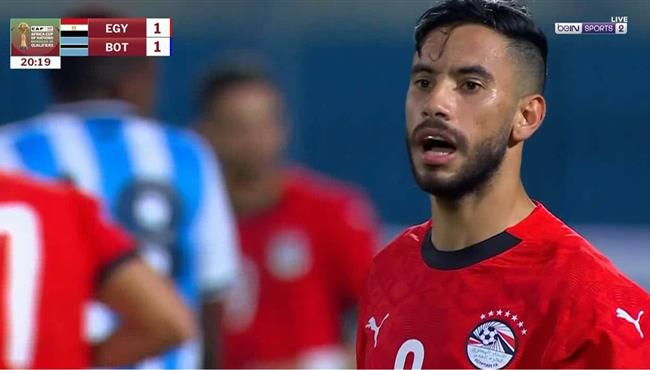 ناصر ماهر كاد ان يسجل هدف رائع امام بوتسوانا
