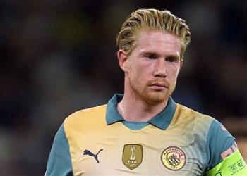 جوارديولا يوضح آخر تطورات إصابة دي بروين مع مانشستر سيتي