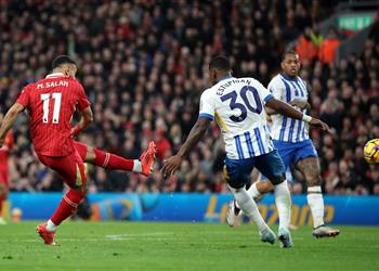 ترتيب هدافي الدوري الإنجليزي بعد هدف محمد صلاح أمام برايتون