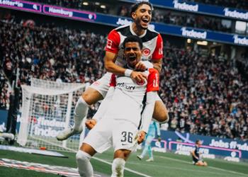 فيديو مرموش يواصل التألق ويصنع هدف فرانكفورت السادس أمام بوخوم