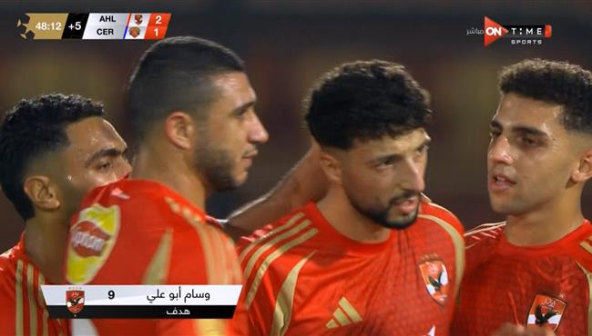 هدف وسام ابو علي الاول  في مرمي سيراميكا كليوباترا بالدوري المصري