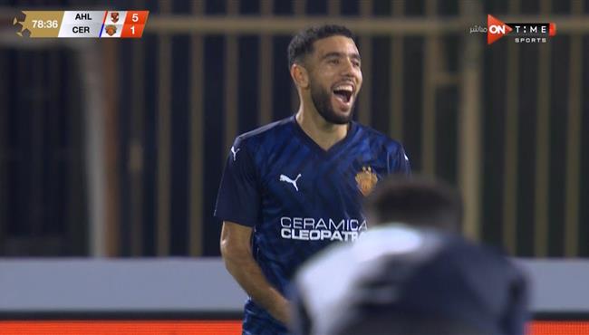 هدف احمد القندوسي في مرمي الاهلي بالدوري المصري