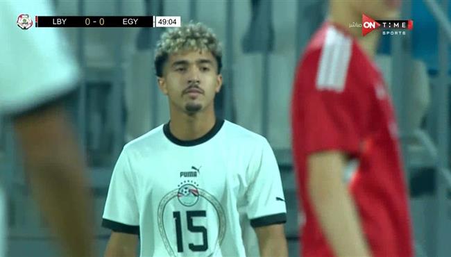 لاعب ليبيا ينقذ مرماه من هدف محقق لمصر في كأس شمال افريقيا تحت 20 عام