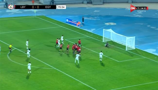 مروان محمود يهدر هدف محقق لـ مصر امام ليبيا في كأس شمال افريقيا تحت 20 عام