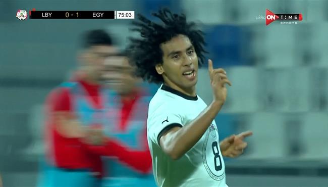 هدف مصر الاول في مرمي ليبيا بكأس شمال افريقيا تحت 20 عام