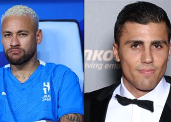 أصبح ثرثار ا نيمار يسخر من رودري بسبب فينيسيوس جونيور