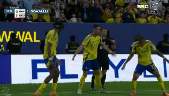 هدف كريستيانو رونالدو في مرمي القادسية بالدوري السعودي