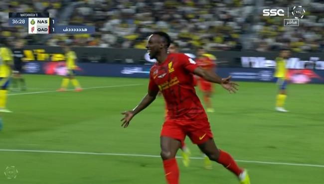 هدف تعادل القادسية مع النصر 1 1 الدوري السعودي