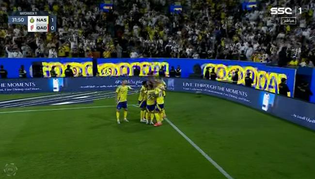 اهداف مباراة النصر والقادسية 1 2 الدوري السعودي