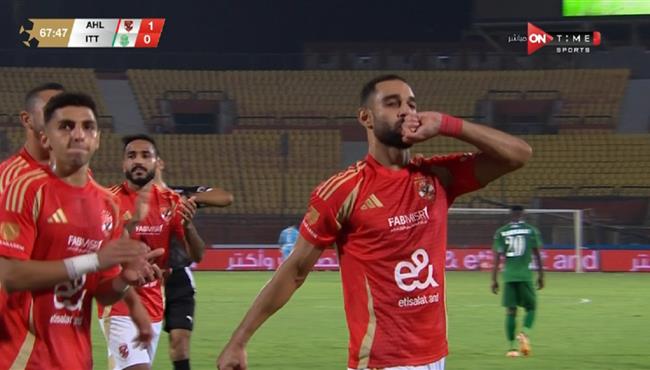 هدف عمرو السولية في مرمي الاتحاد السكندري بالدوري المصري