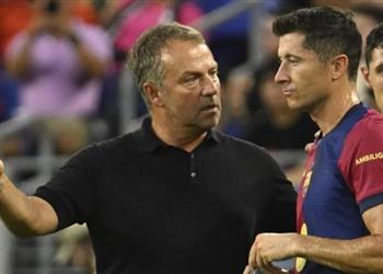 ليفاندوفسكي كنت أتوقع نجاح فليك مع برشلونة وتفوقت على ميسي ورونالدو