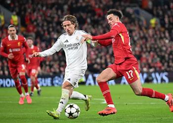 مودريتش بعد الهزيمة أمام ليفربول لم نتوقع هذا السيناريو ومبابي لم يظهر