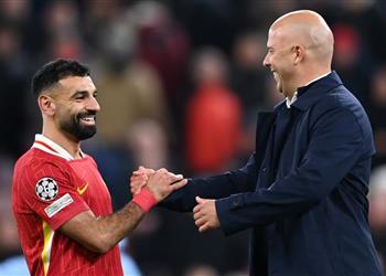 سلوت عن إهدار محمد صلاح لركلة جزاء أمام ريال مدريد أظهر أنه بشر